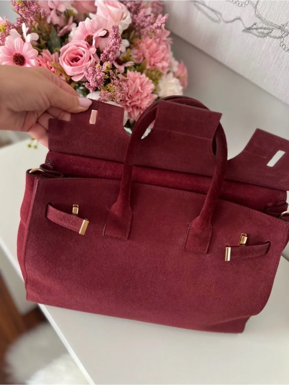 Teddy Blake elegant burgundy